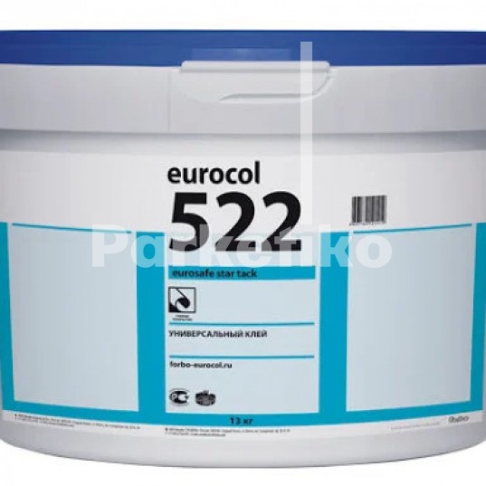 Сопутствующие товары Клей для ПВХ покрытий, универсальный Forbo 522 Eurosafe Star Tack, 13 кг